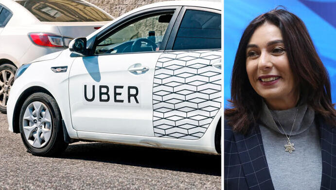 מירי רגב ו מונית אובר 