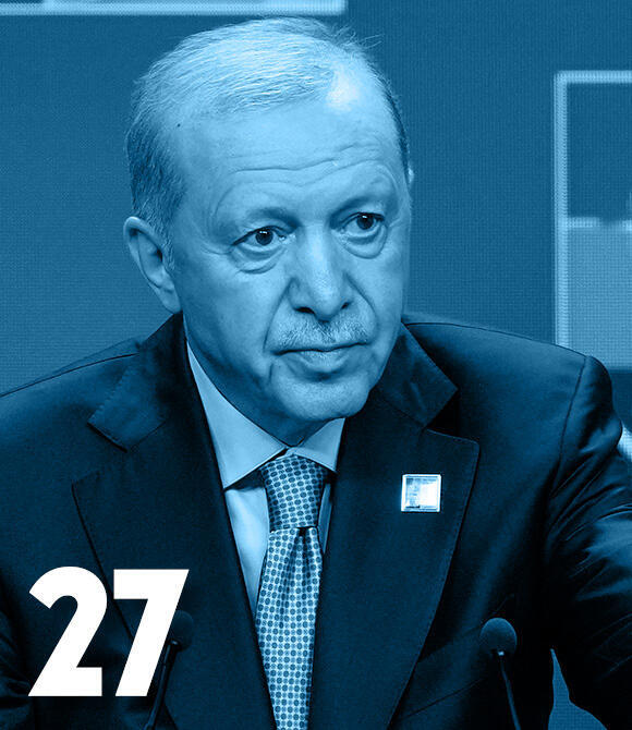 מגזין 100 משפיעים ומשפיעות 2025 רג'פ טאיפ ארדואן נשיא טורקיה