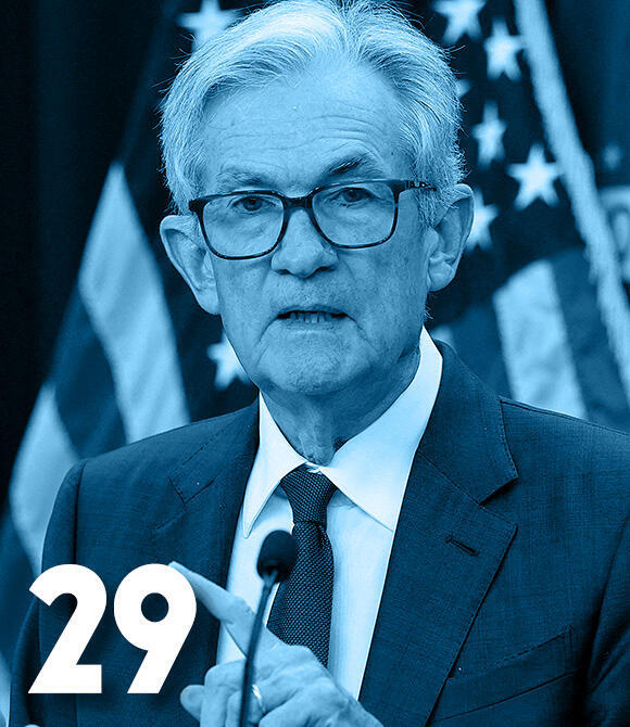 מגזין 100 משפיעים ומשפיעות 2025 ג'רום פאוול יו"ר הפד