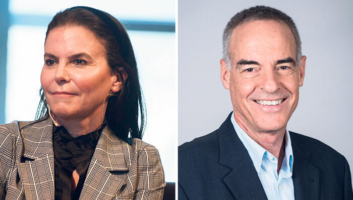 מגזין 100 משפיעים ומשפיעות 2025 יו"ר דיפלומט נעם וימן ויו"ר שטראוס עופרה שטראוס