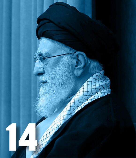 מגזין 100 משפיעים ומשפיעות 2025 עלי חמינאי המנהיג העליון של איראן