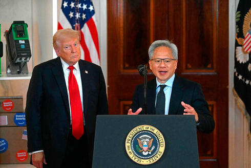 Jensen Huang (right) and Donald Trump. Jensen Huang (right) and Donald Trump.