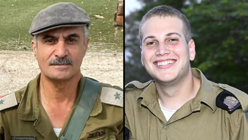 סמל אורן הרשקו ז"ל סא"ל (במיל') יצחק הרוש ז"ל נרצחו בפיגוע במעבר אלנבי