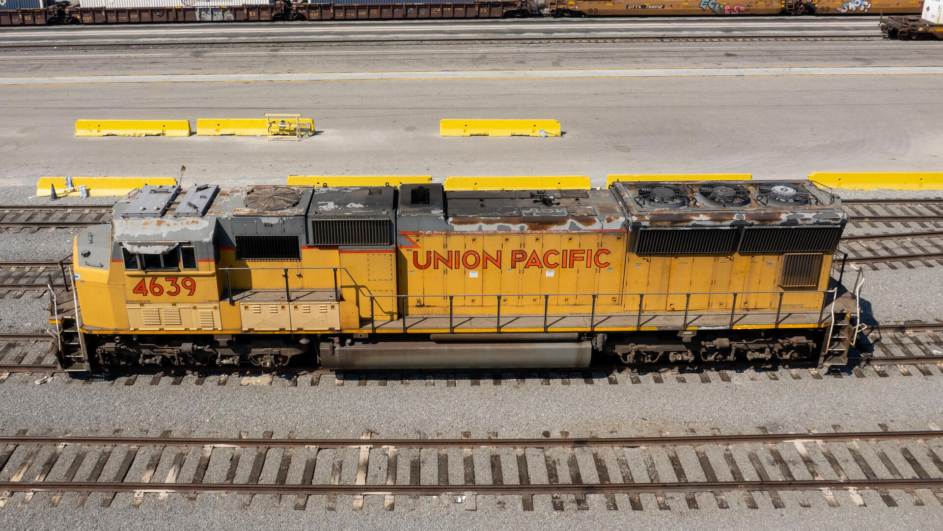 קטר 2 של חברת ה רכבות רכב יוניון פסיפיק בלוס אנג'לס