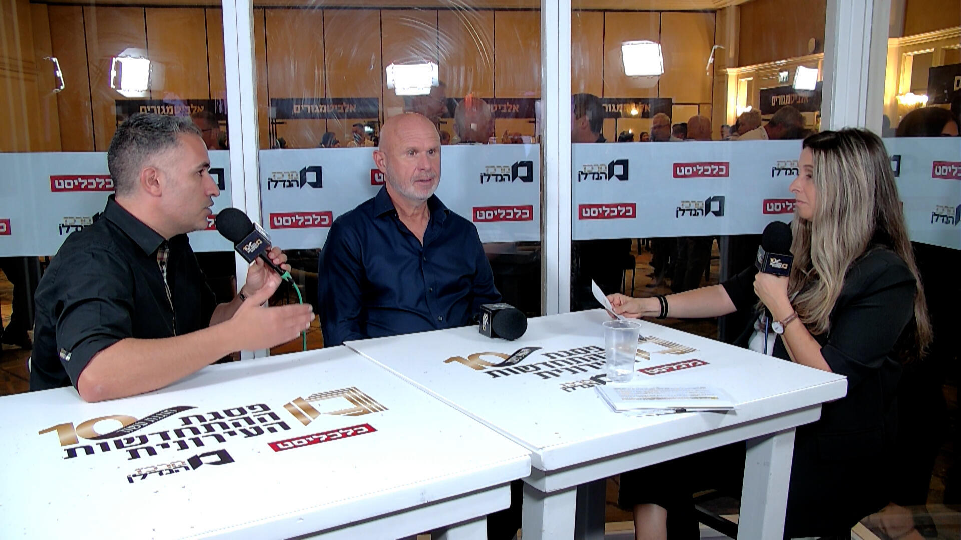 צחי דידי, מנכ"ל אביב מליסרון, ועו"ד ליאור שפירא, מ"מ וסגן ראש העיר תל אביב-יפו