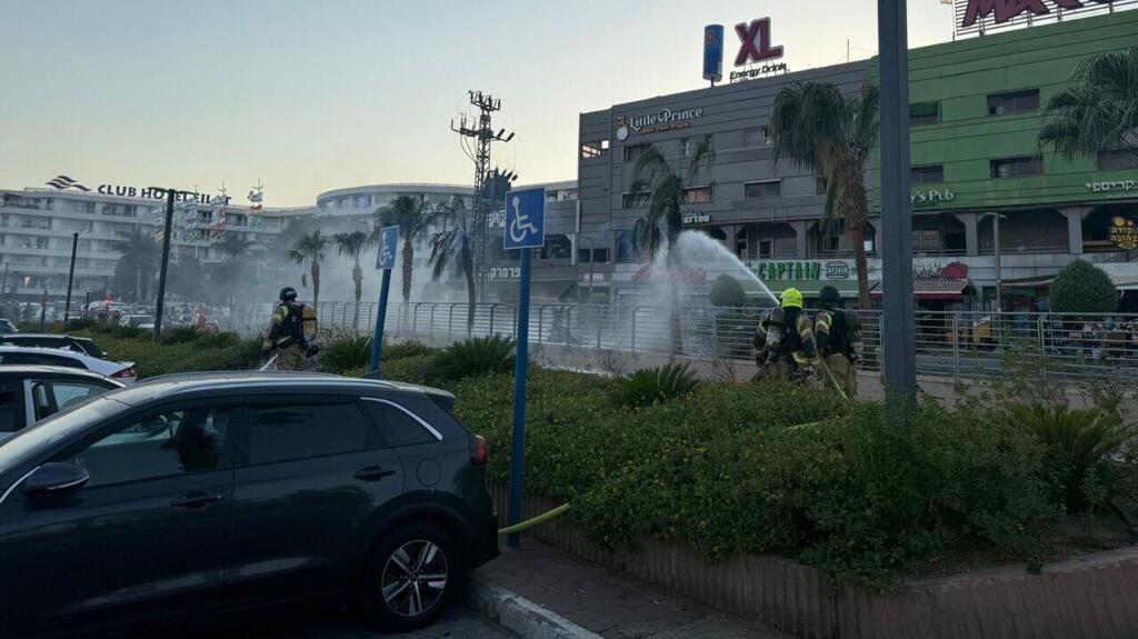 נפילת כטב"ם ב אילת חות'ים 24.9.25