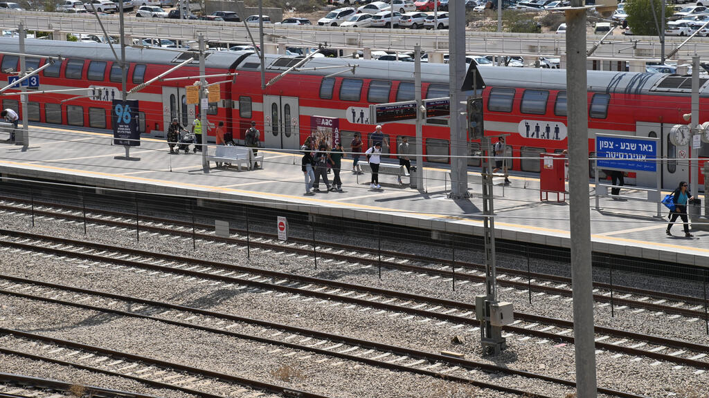 רכבת ישראל באר שבע צפון אוניברסיטה 8.9.25 (צילום: הרצל יוסף) רכבת ישראל באר שבע צפון אוניברסיטה 8.9.25