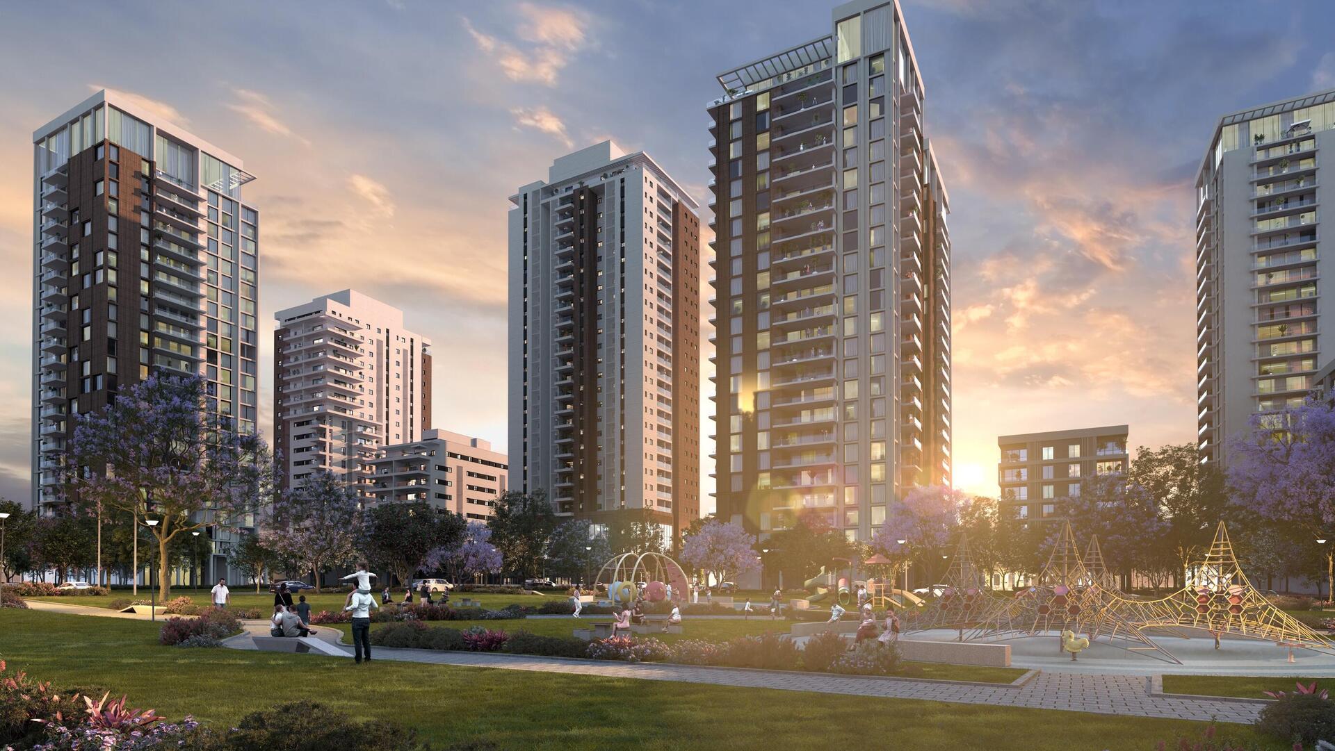 רמלה פרויקט התחדשות עירונית שכונת בן גוריון הדמיה