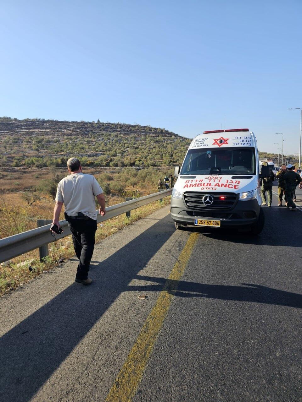 פיגוע בשומרון 28.9.25 אמבולנס טרור