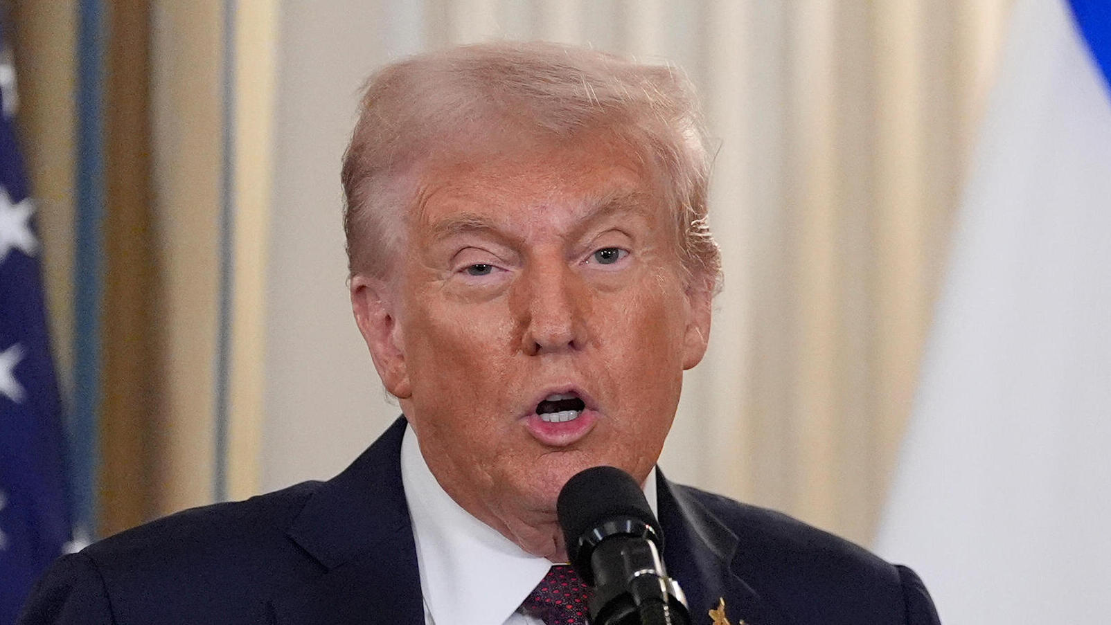 דונלד טראמפ בפגישה עם בנימין נתניהו מסיבת עיתונאים הבית הלבן ספטמבר 2025