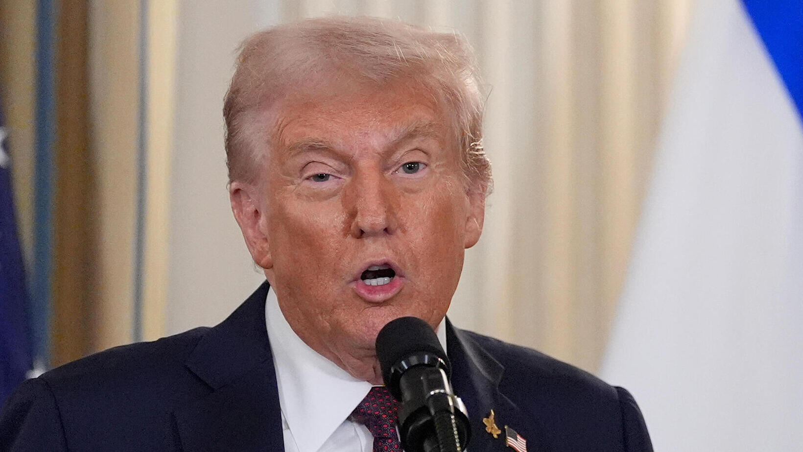 דונלד טראמפ בפגישה עם בנימין נתניהו מסיבת עיתונאים הבית הלבן ספטמבר 2025