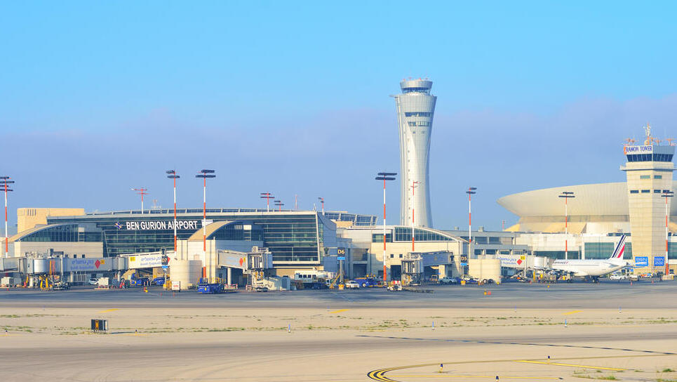 נמל תעופה בן גוריון (צילום: Stanislav Samoylik / Shutterstock) נמל תעופה בן גוריון שדה תעופה נתב"ג