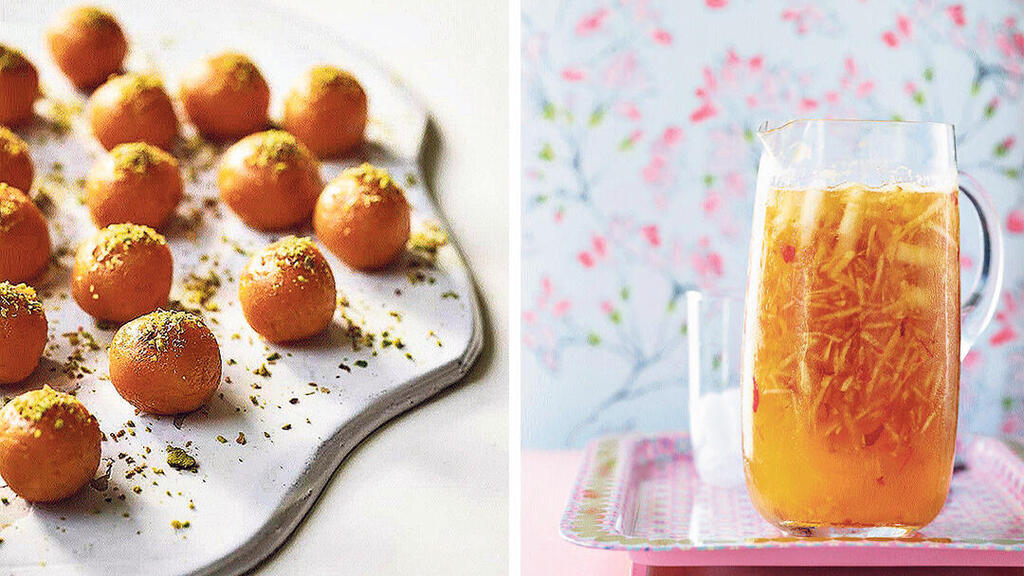 משקה פלודה סיב וממתק פרסי הלוא הויג' (צילומים: רותם ליברזון) פנאי משקה פלודה סיב ו ממתק פרסי הלוא הויג'