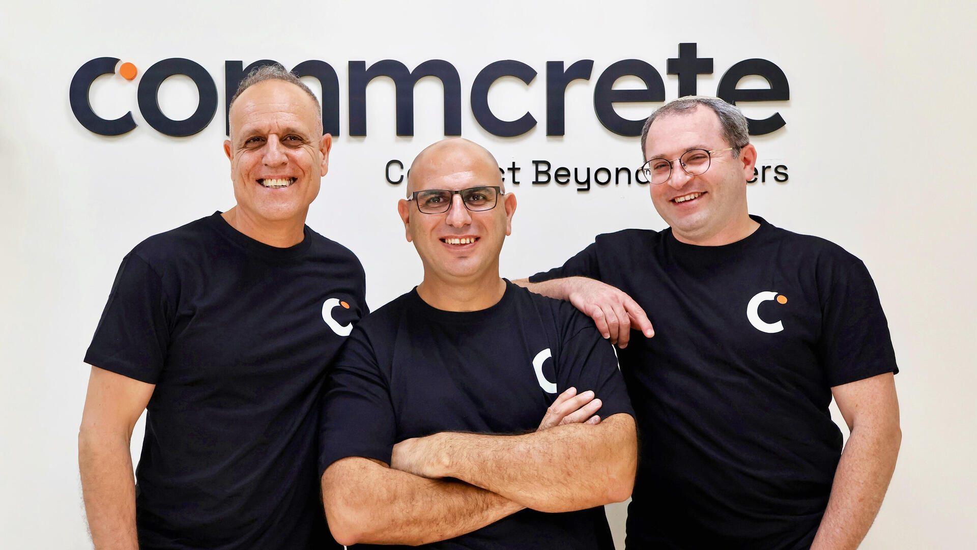 מייסדי Commcrete איציק דניאלי מיכאלי שוקי ידידיה מיכאל מור