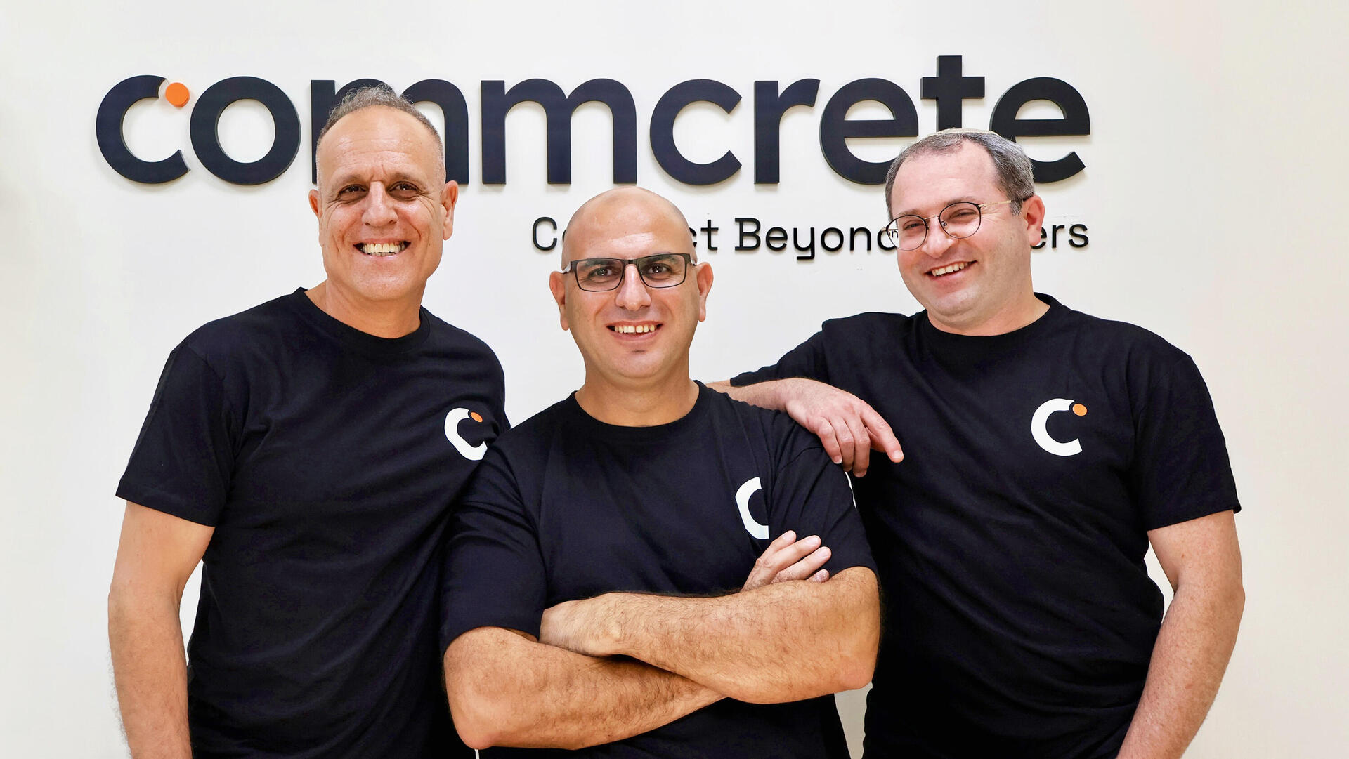 מייסדי Commcrete איציק דניאלי מיכאלי שוקי ידידיה מיכאל מור