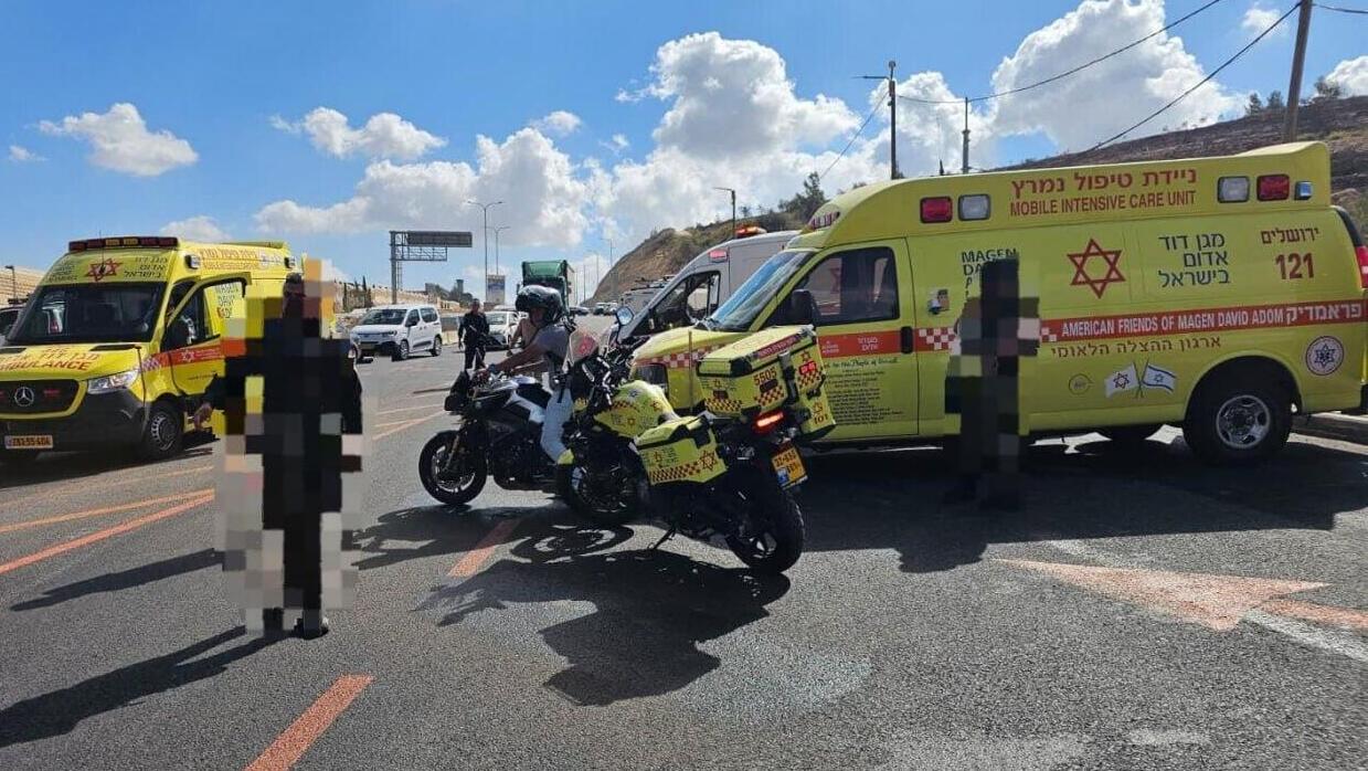 זירת פיגוע בכביש המנהרות 30.9.25