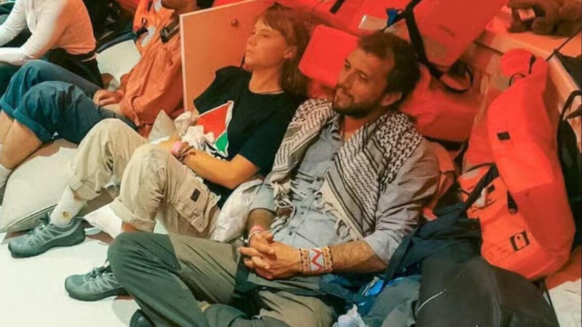 גרטה טונברג בדרך לישראל