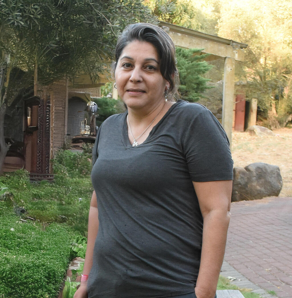 סיגל ויז'ניצר תושבת מפונה מ קיבוץ מנרה