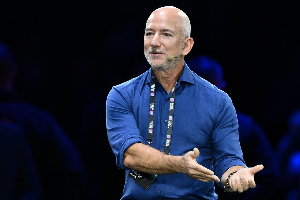 ג'ף בזוס. נתפס כאויב פוליטי בגלל הסיקור של "הוושינגטון פוסט" (צילום: MARCO BERTORELLO / AFP) מייסד אמזון ג'ף בזוס בכנס ב טורינו איטליה 3.10.25