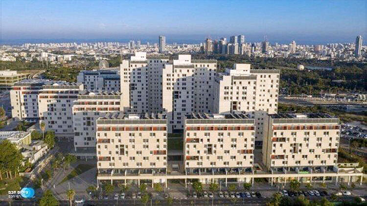 הדמיה של פרויקט מעונות הסטודנטים בתל אביב