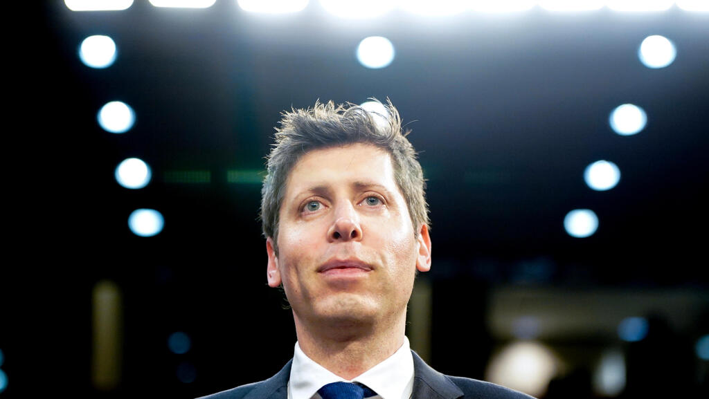 Sam Altman. (Bloomberg) סם אלטמן מנכ"ל OpenAI מאי 2025