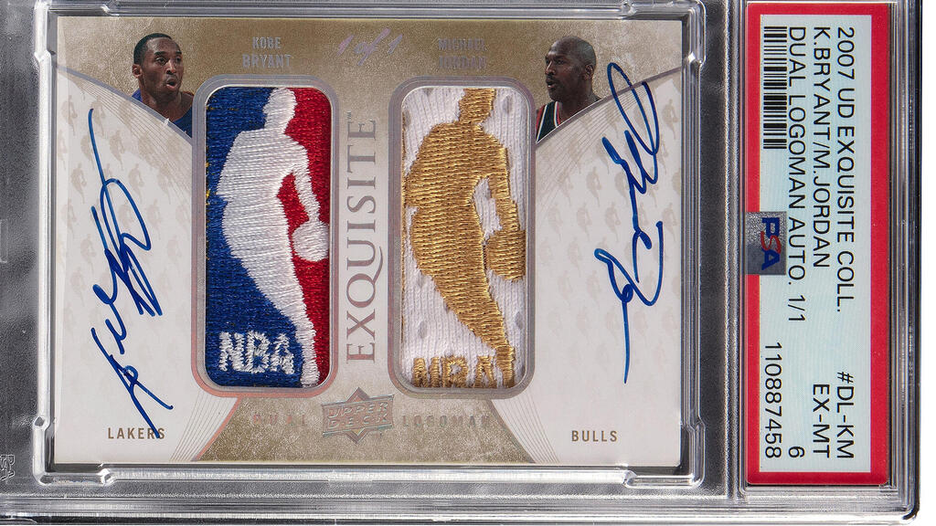 קלף ספורט - השחקנים קובי בראיינט ומייקל ג'ורדן