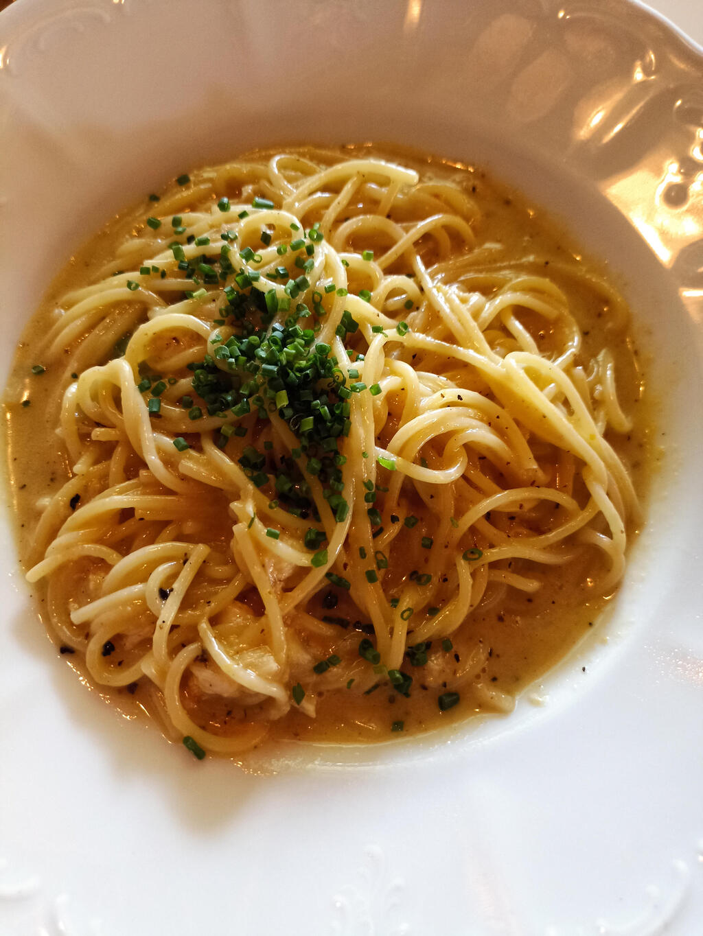 ספגטיני סרטנים. מנת פסטה מעולה 