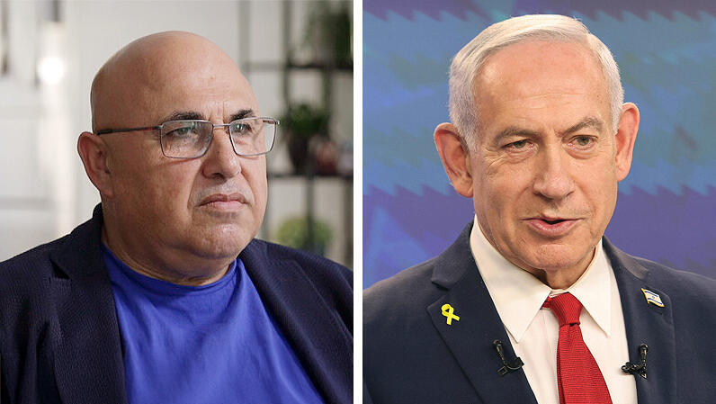 מימין ראש הממשלה בנימין נתניהו וד"ר אודי לוי לשעבר ראש היחידה הכלכלית במוסד