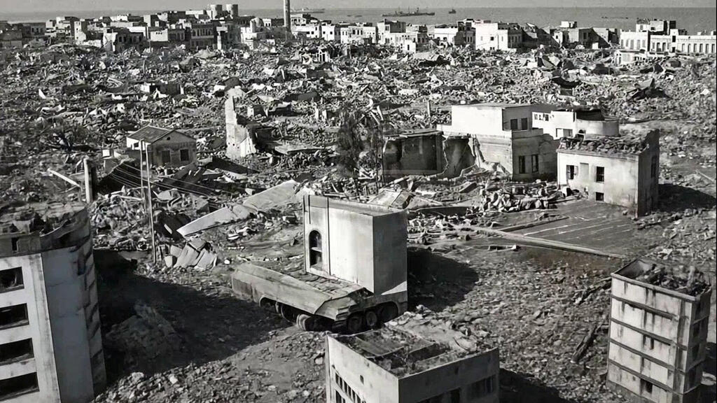 מתוך היצירה עזה–מנשייה של האמן אוהד מטלון כחלק מהתערוכה הסתר לב פנאי