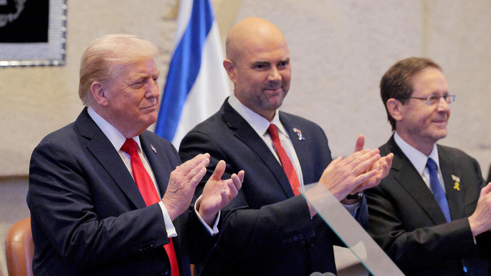 דונלד טראמפ במליאת הכנסת