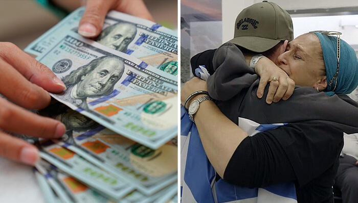 בר קופרשטיין משוחרר משבי חמאס לצד דולר דולרים מט"ח