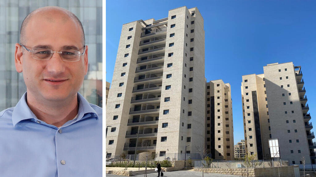 ארז רוזנבוך מייסד מגוריט לצד בניינים בשכונת ארנונה ירושלים קרן מגוריט השכרה ארוכת טווח