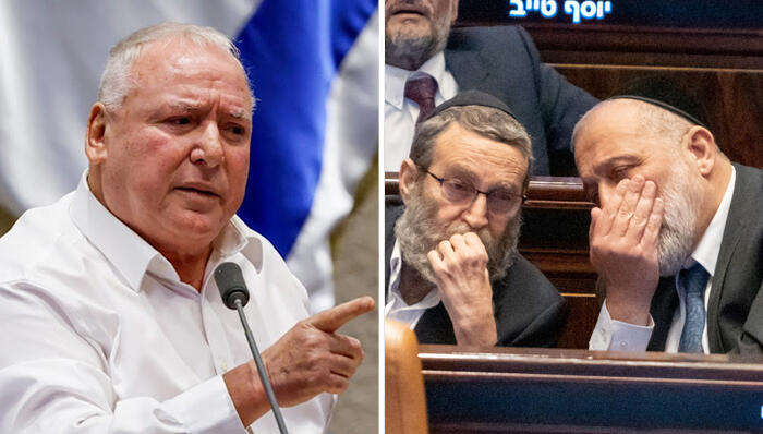 מימין אריה דרעי משה גפני דוד אמסלם 