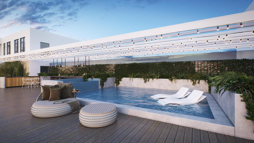 ROOF TOP מרהיב, פרויקט JULIE הרצל 91 (3dvision) ROOF TOP מרהיב , פרויקט JULIE הרצל 91