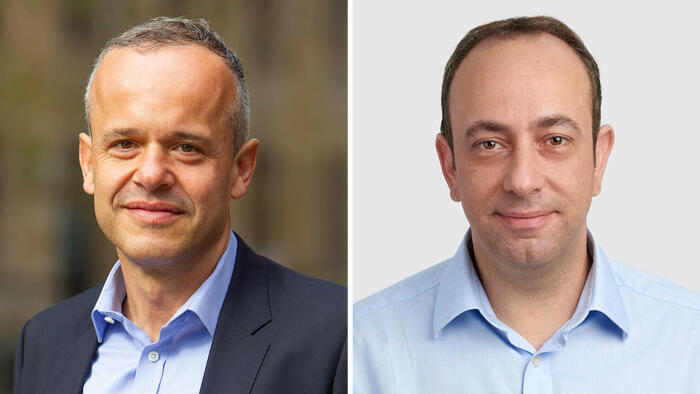 Thomas Fikentscher (CyberArk), Lior Handelsman (Grove Ventures), (Credit CyberArk, David Garb) Lior Handelsman , Thomas Fikentscher