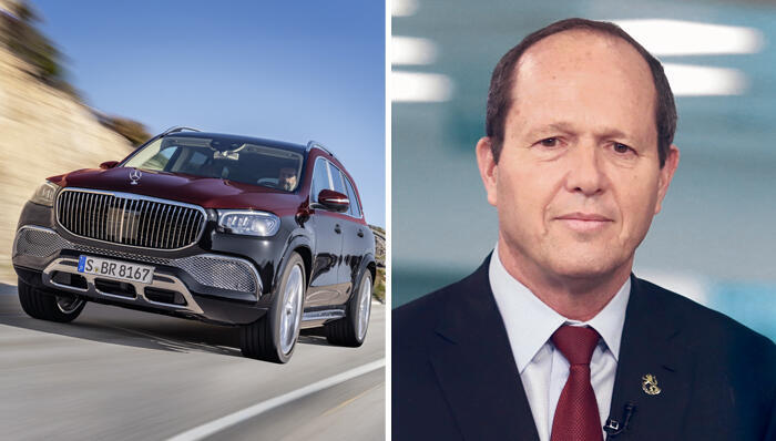 ניר ברקת ו מרצדס מייבאך 