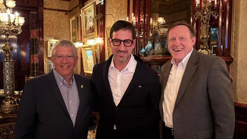 Aurelius founders Michael Rogers (from left), Alon Lifshitz and Amir Eshel. 