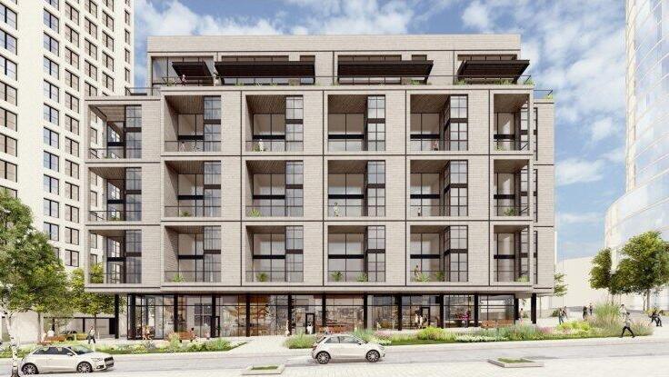 הדמיה של הפרויקט בתל אביב (באדיבות: בר אוריין אדריכלים) הדמיה של הפרויקט בתל אביב