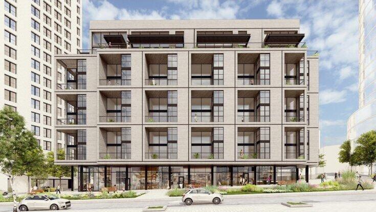 הדמיה של הפרויקט בתל אביב 