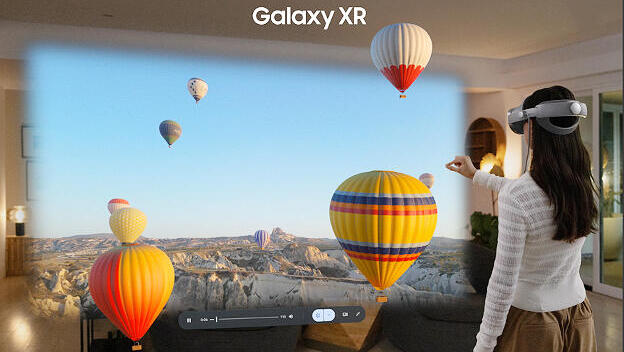 Samsung Galaxy XR headset (Photo: Samsung) קסדה של סמסונג