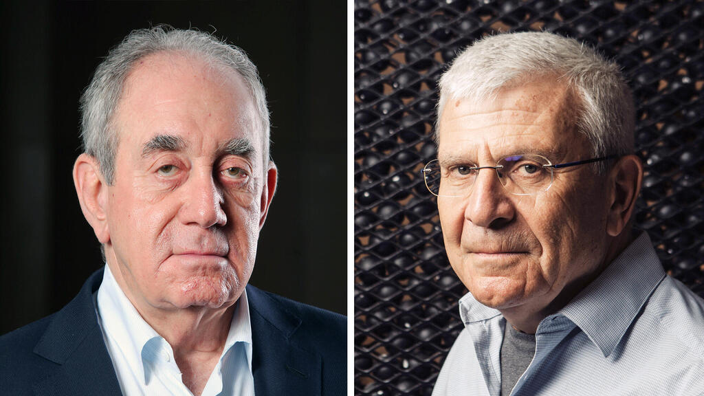 מימין: אלי יונס, נציג סנטרברידג' בישראל, ואלפרד אקירוב, בעל השליטה באלרוב (צילומים: תומי הרפז, עמית שעל) מימין אלי יונס נציג סנטרברידג' בישראל ו אלפרד אקירוב בעל השליטה ב אלרוב