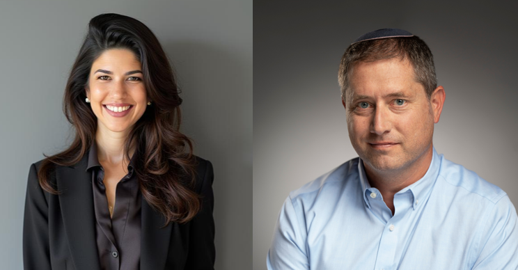 חיים שיף ורעות יהודה גולן (באדיבות: קומרה קפיטל) חיים שיף ורעות יהודה גולן