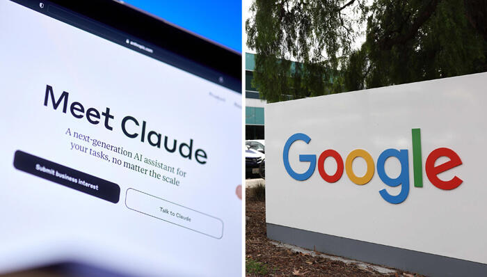 גוגל ו אנתרופיק  