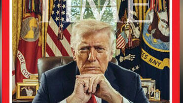  שער טיים TIME מגזין דונלד טראמפ נשיא ארה"ב