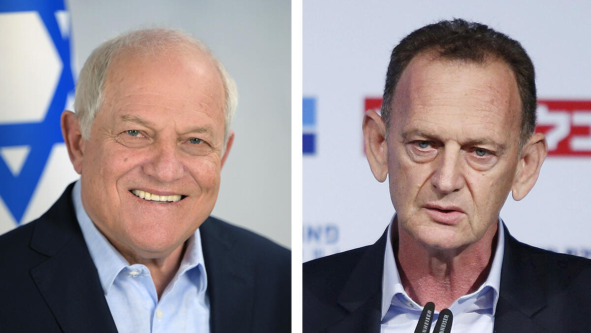 מימין יו"ר כללית יוחנן לוקר ומ"מ שר הבריאות חיים כץ