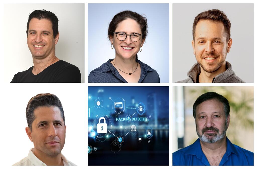 Nadav Avital, Aliza Israel, Hed Kovertz, Shay Michel, Nir Bar-Yosef (Photo: MazeBolt, Micha Loubaton, Imperva, Jonathan Michal, Yaniv Elisha, Shutterstock) Nadav Aliza Hed Shay Nir Cyber