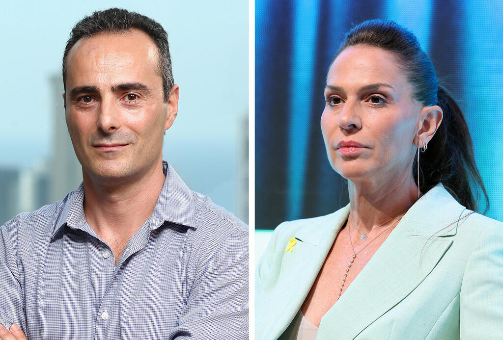 Yad2 CEO Tomy Schoenfeld (left) and Blackstone's Yifat Oron. (Photo: Orel Cohen) יפעת אורון מנכ"לית בלקסטון ישראל מתמודדת במכרז לרכישת יד 2 ומנכ"ל החברה תומי שנפלד