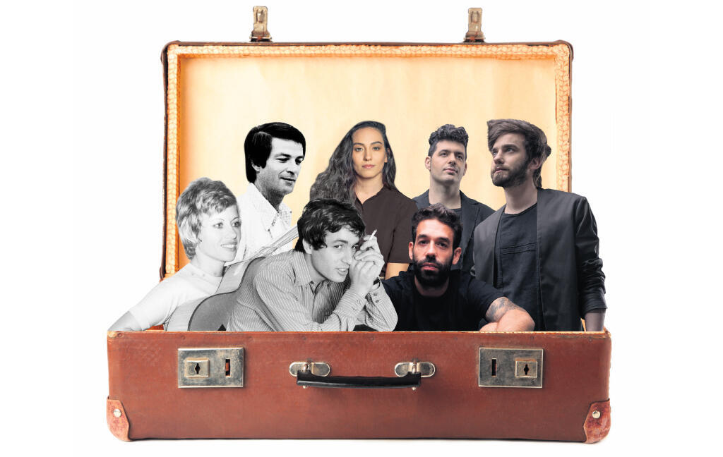 מימין: גיא ויהל, פלוטניק, רובין, גפן, איינשטיין, ואלברשטיין. המחשבה על חיים בחו"ל תמיד היתה מלווה בתחושת אשמה