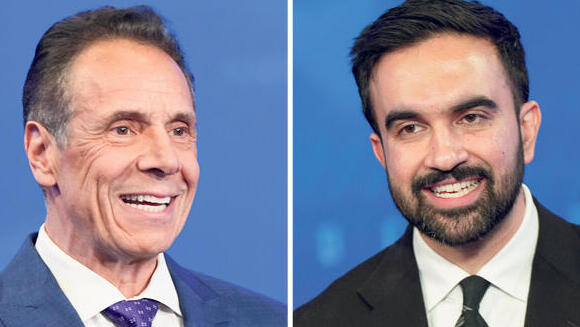 זוהראן ממדאני ו אנדרו קואומו  מועמדים לראשות עיריית ניו יורק