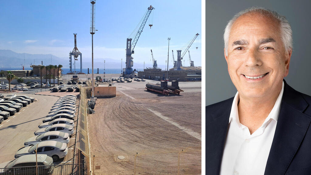 שלומי פוגל מבעלי אמפא ותעשיות מספנות ישראל לצד נמל אילת